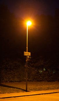 Service Station at night