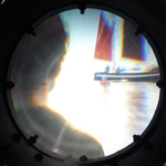 view into the telescope